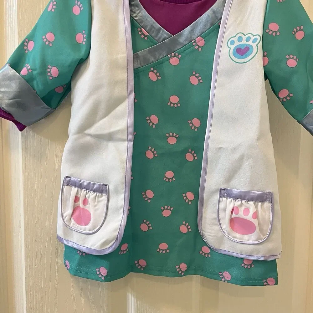 Disney Store Doc McStuffins Pet Vet Costume Tunic Top Size 3